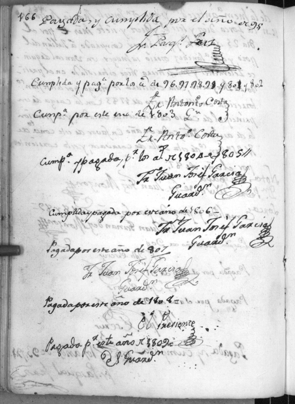 Registro de censos y pías memorias del Convento de San Francisco de Caravaca. Años 1787-1835.
