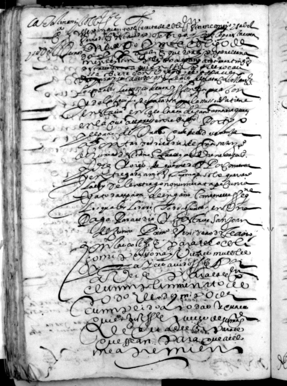 Registro de Ginés de Fulleda, Murcia de 1617.