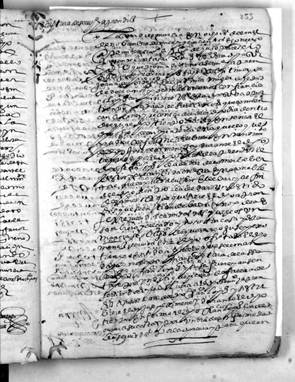 Registro de Pedro González Calvete, Murcia de 1611.