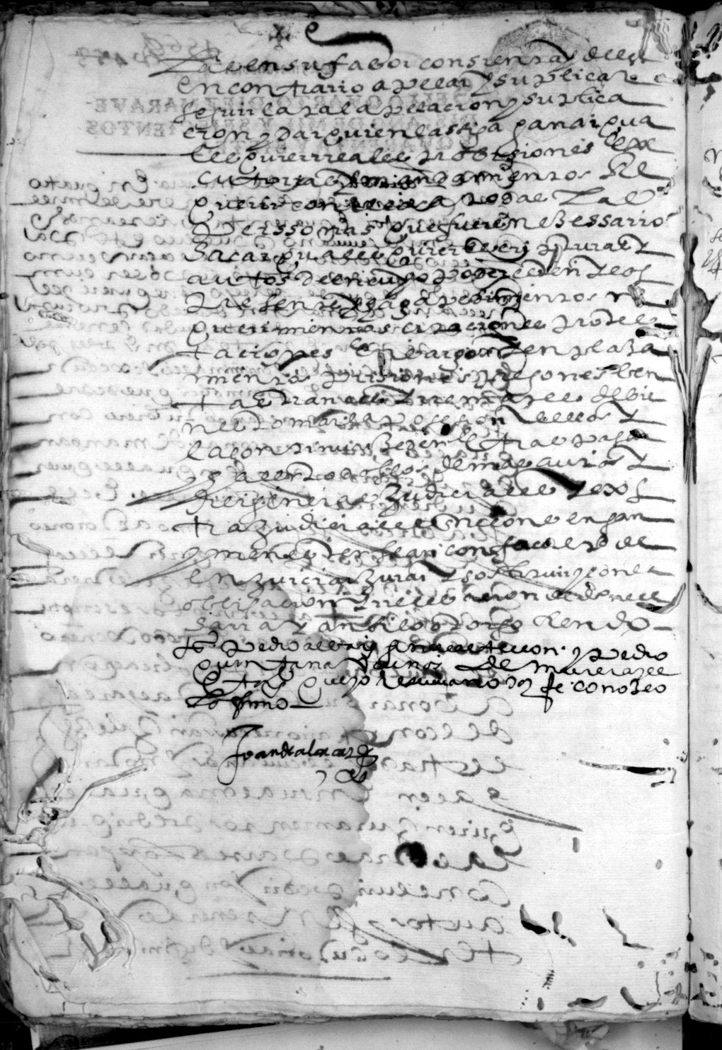 Registro de Juan Antonio Herrera, Murcia de 1647-1648.