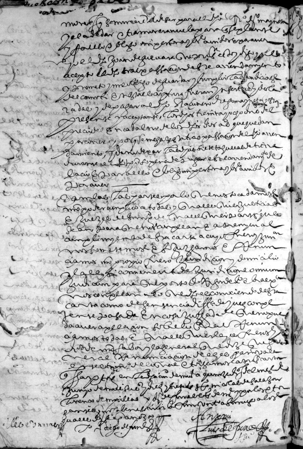 Registro de Luis de Funes Bergoñós, Murcia de 1617.