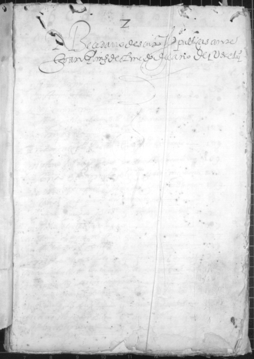 Registro de Juan Gómez de Olmedo, Murcia de 1643.