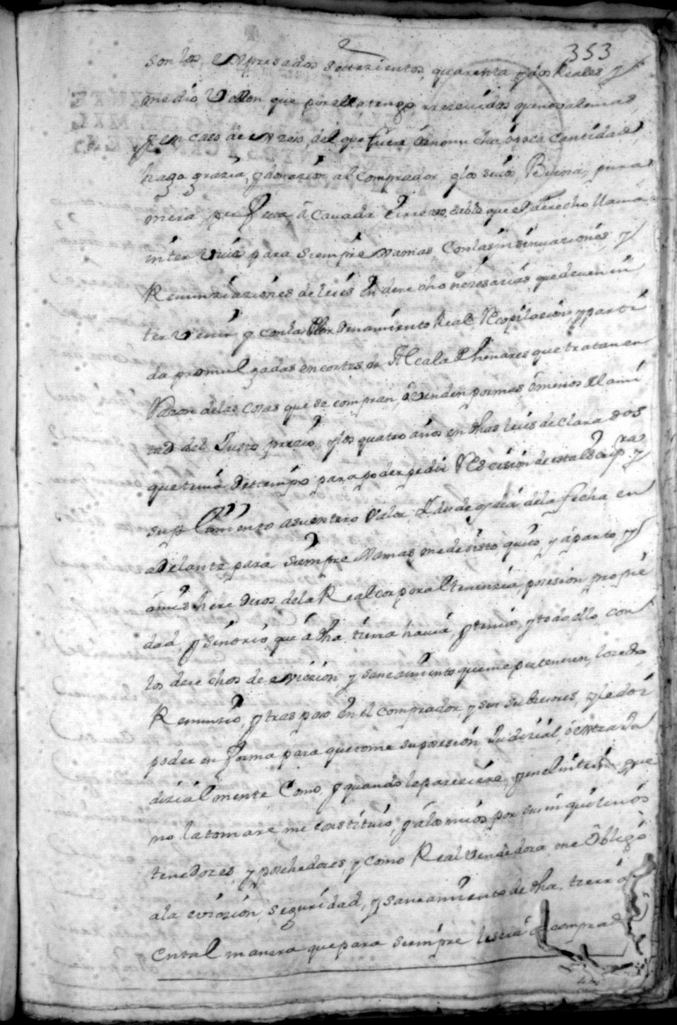 Registro de José Gil Albaladejo, Alcantarilla. Año 1751.