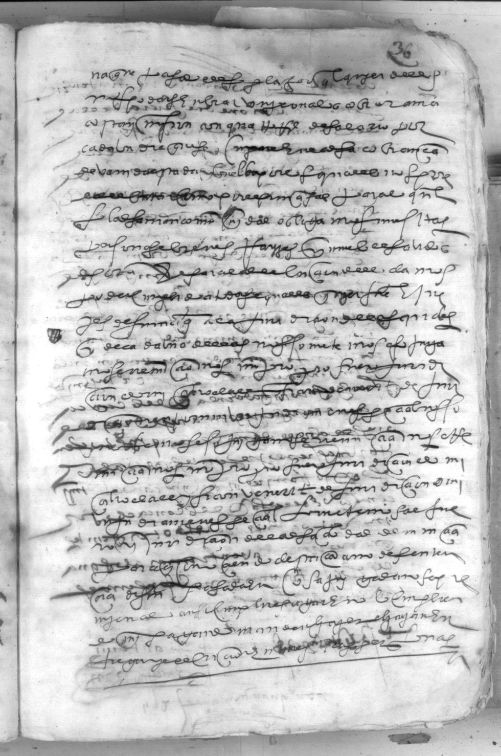 Registro de Pedro Cachopo, Blanca. Año 1581.