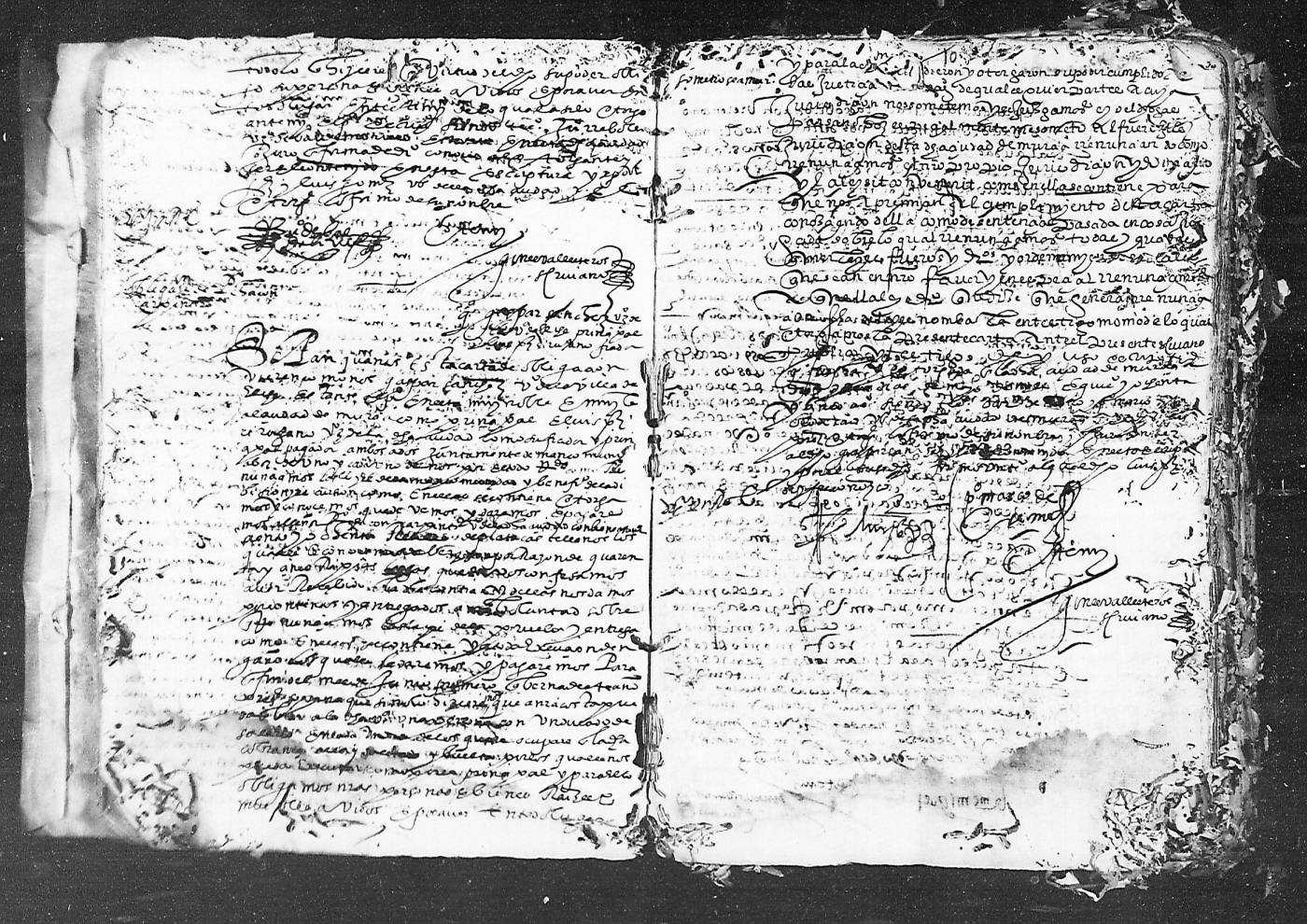 Registro de Ginés Ballesteros, Murcia. Años 1585-1586.
