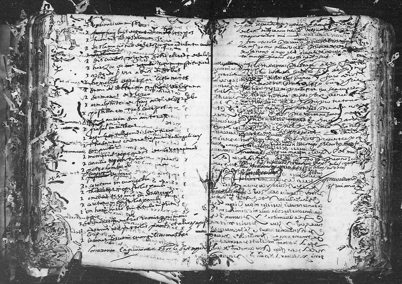 Registro de Ginés Ballesteros, Murcia. Años 1585-1586.