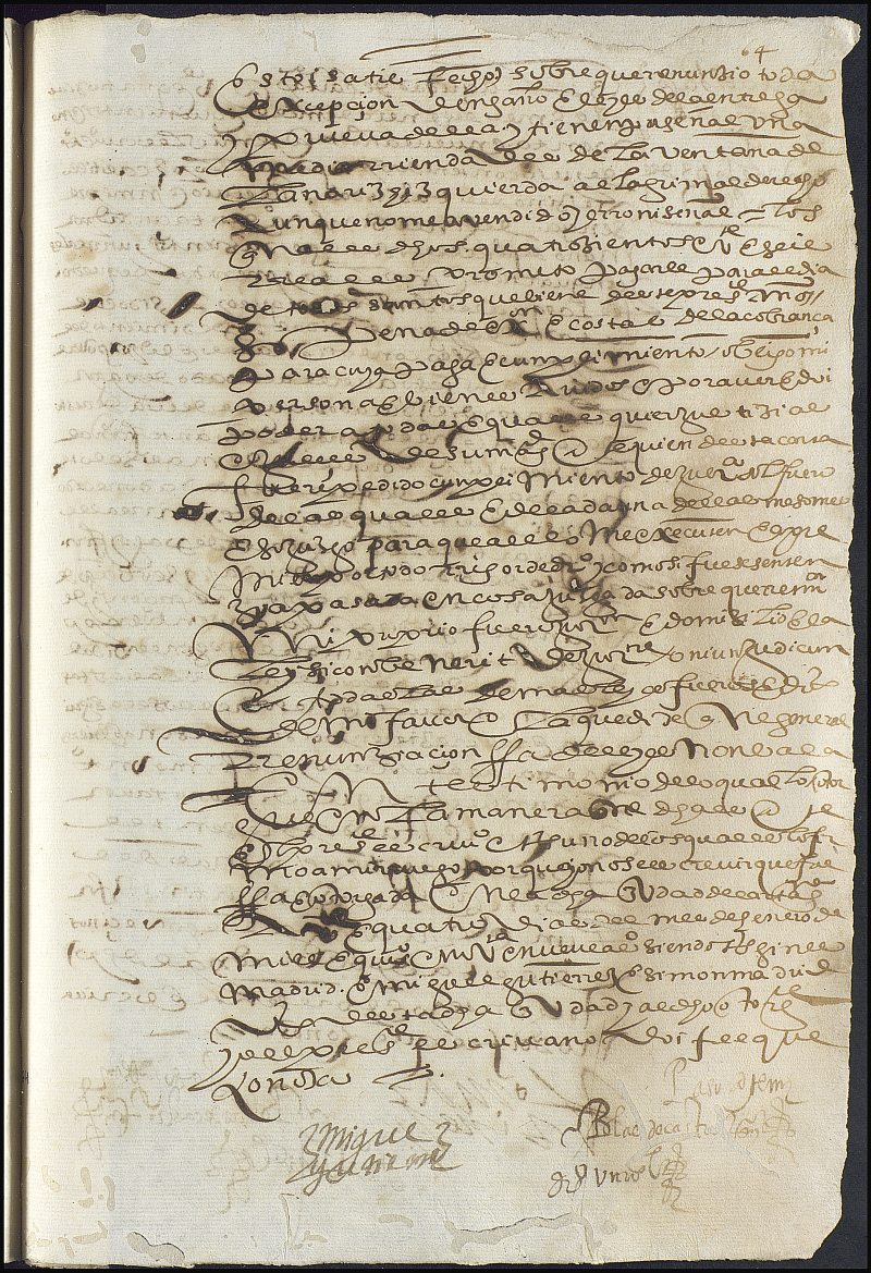 Obligación de Asensio Conesa, vecino de Cartagena, a pagar a Juan Pérez de Burgos 426 reales castellanos.
