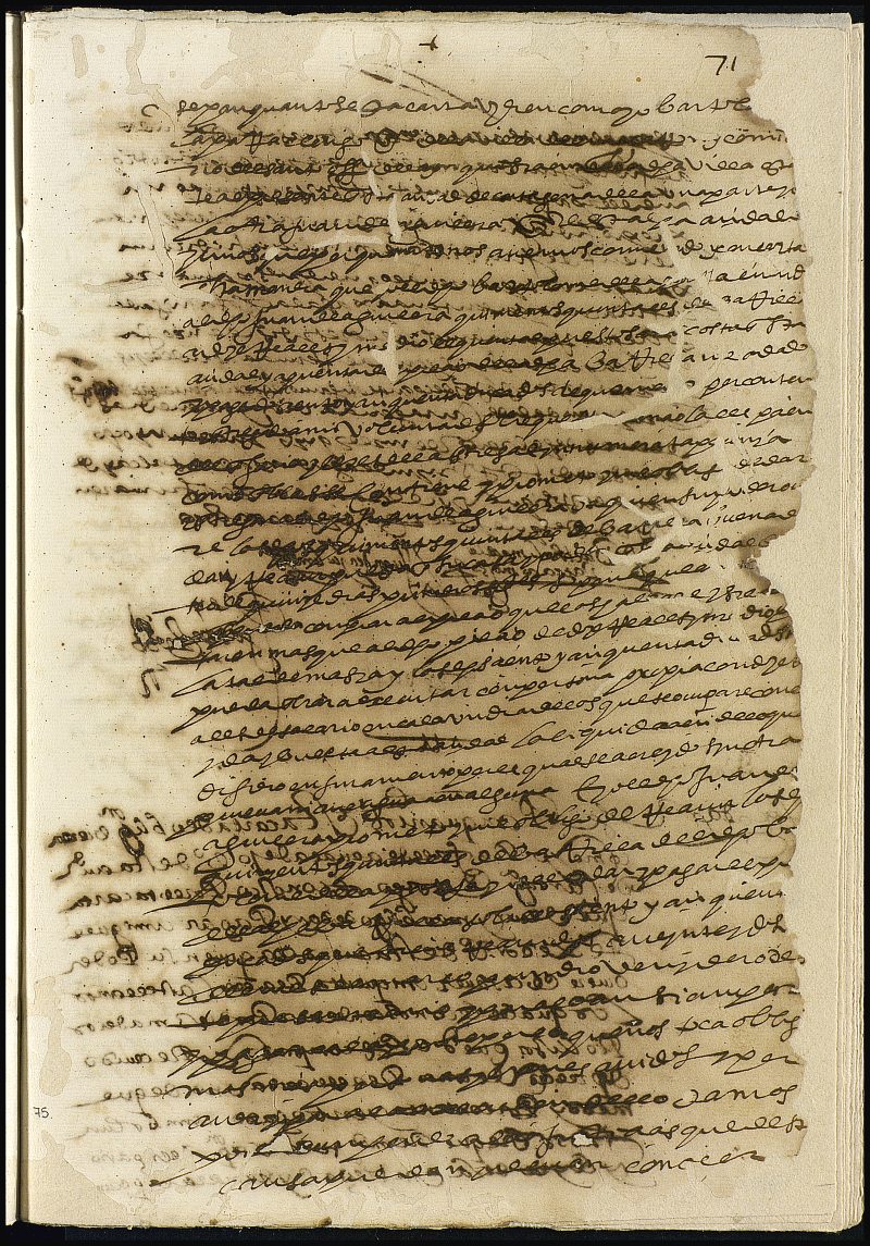 Carta otorgada por Bartolomé Lajara, clérigo, a Juan de Aguilera.