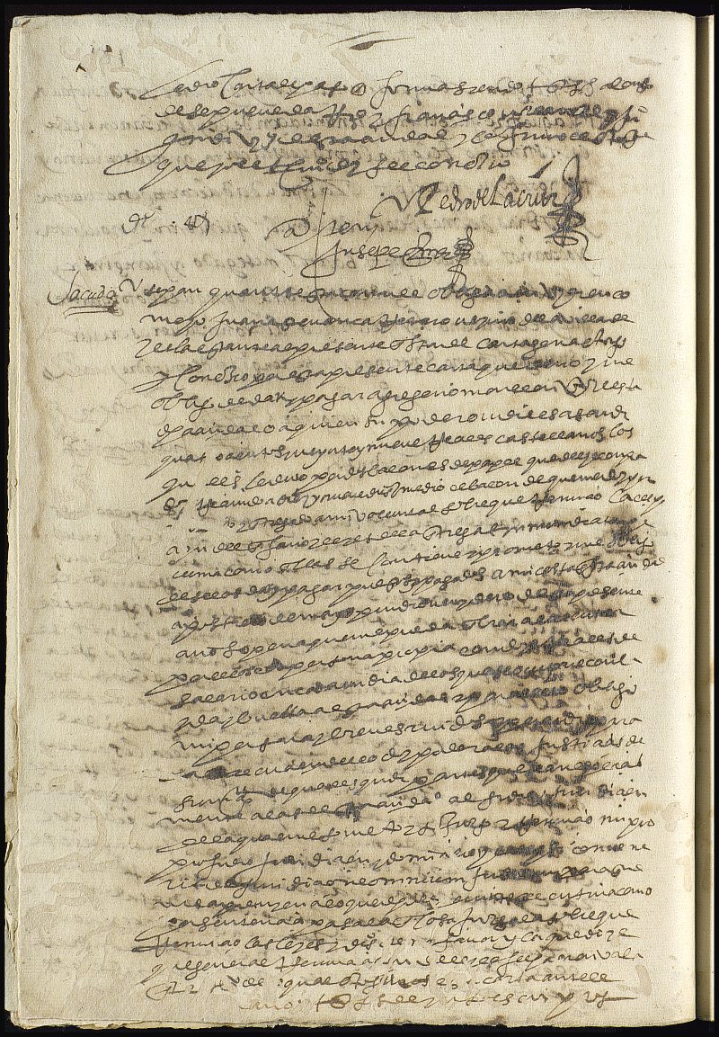 Carta de pago de Juan Herrera, tesorero de las rentas reales de la ciudad de Murcia, por 25377 reales.