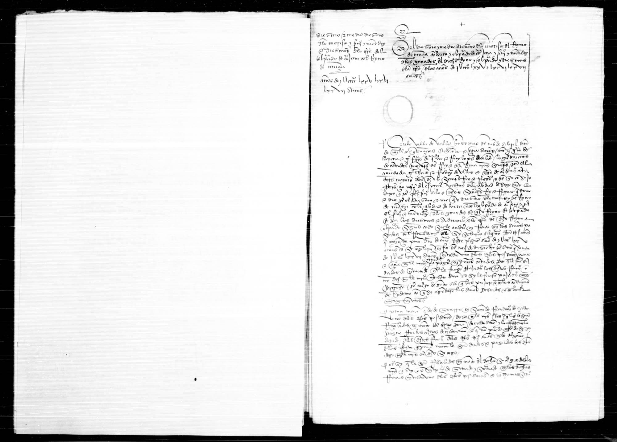 Escritura de arrendamiento del diezmo y medio diezmo de lo morisco del Obispado de Cartagena.