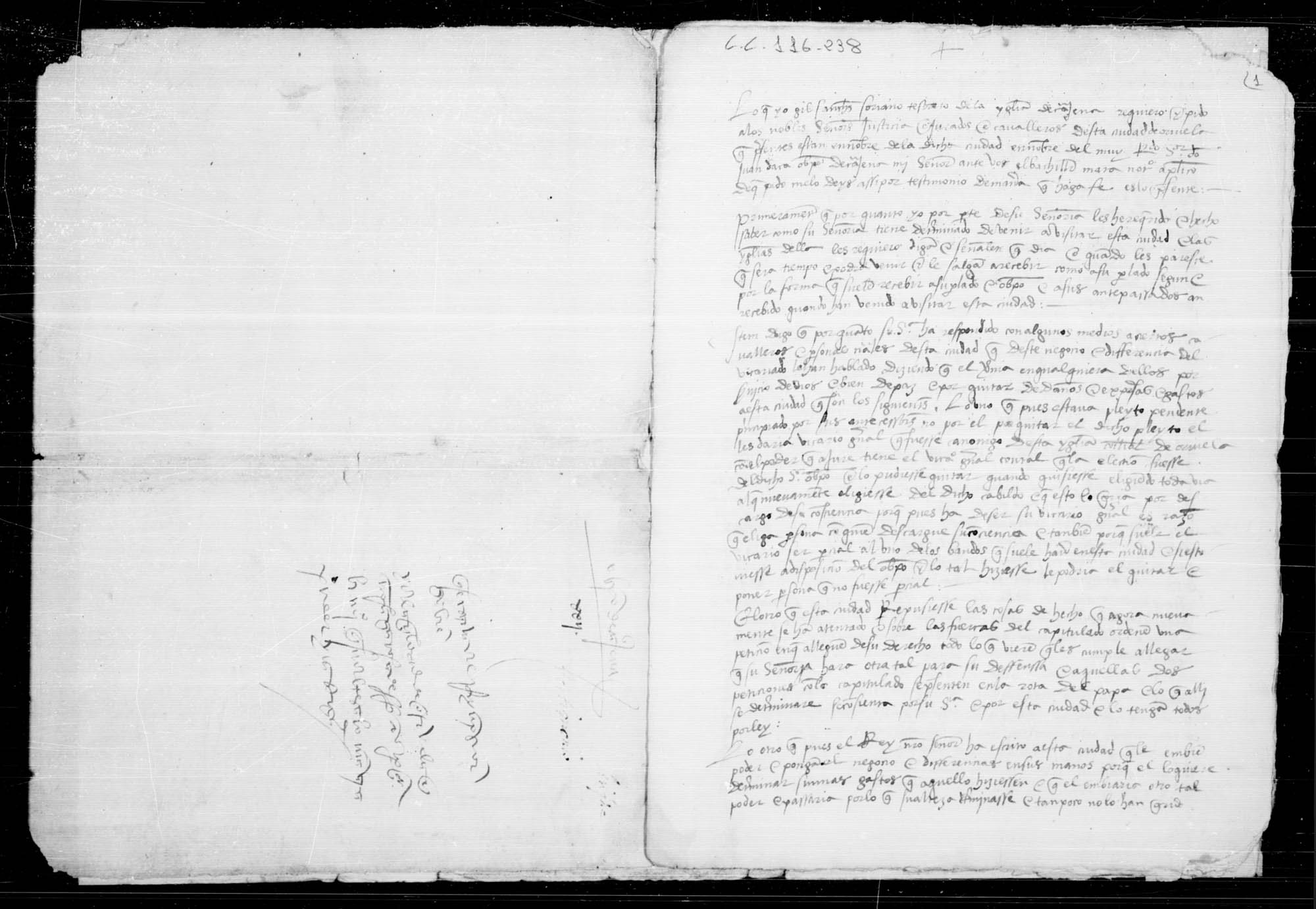 Documentos relativos al pleito entre las Iglesias de Cartagena y de Orihuela.