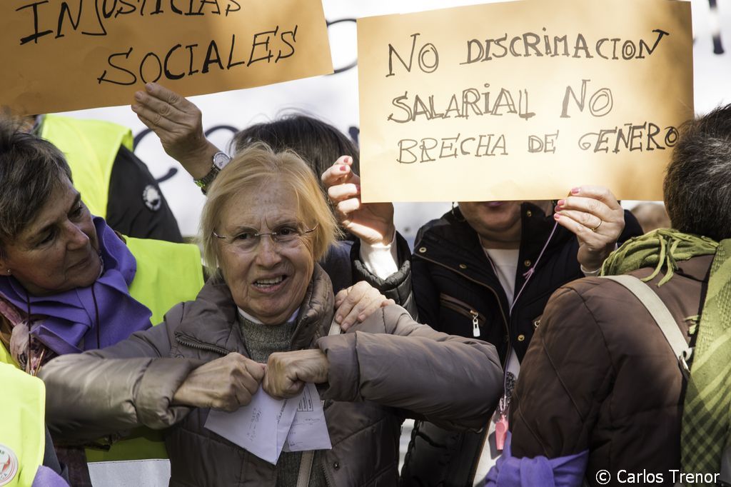 Manifestación por subida pensiones,  fotografía de Carlos Trenor