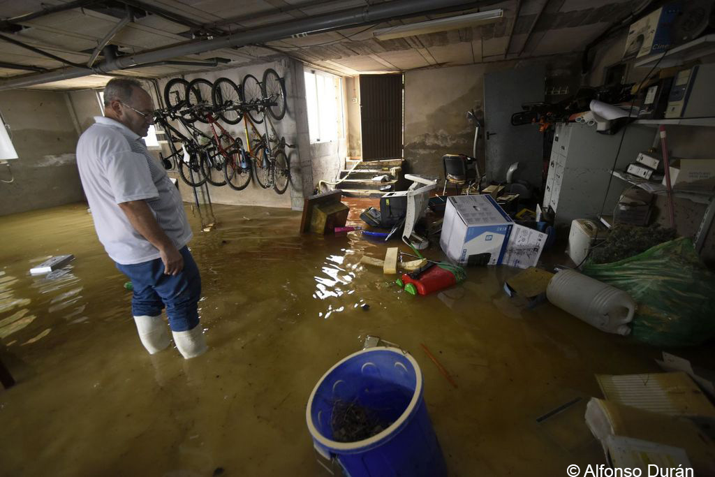 Inundaciones por la DANA en Alquerías, fotografía de Alfonso Durán
