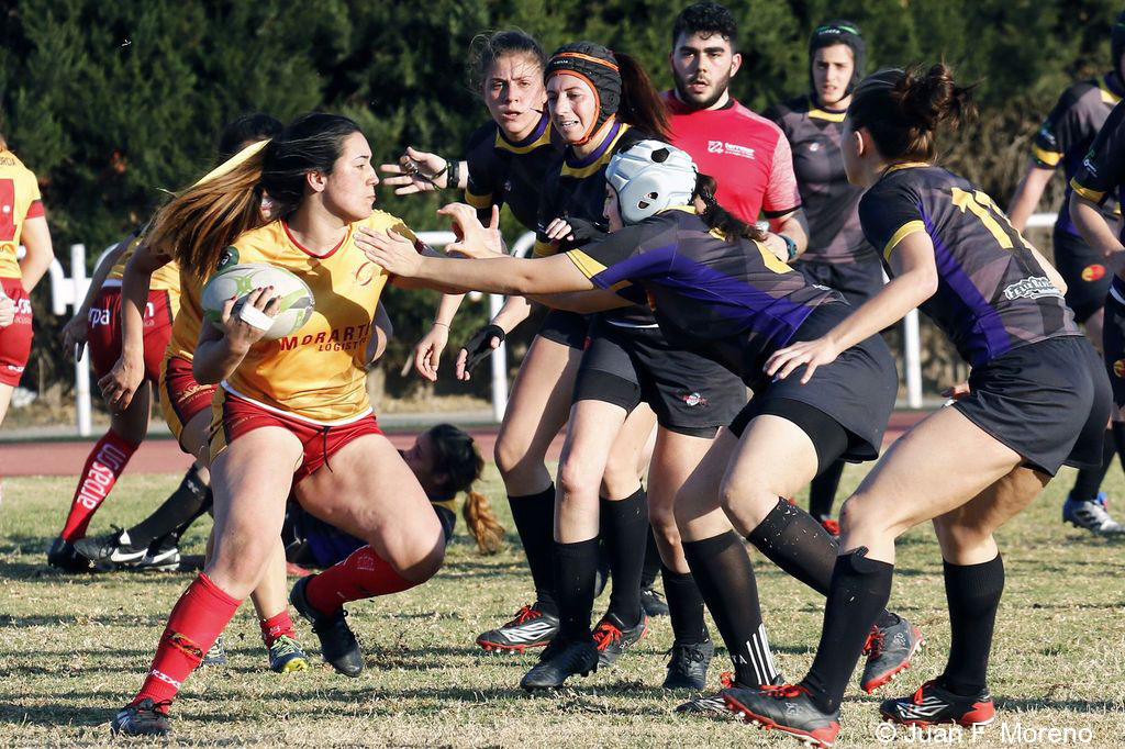 Rugby femenino, el XV Rugby Murcia se proclama campeón regional, fotografía de Juan Fco. Moreno