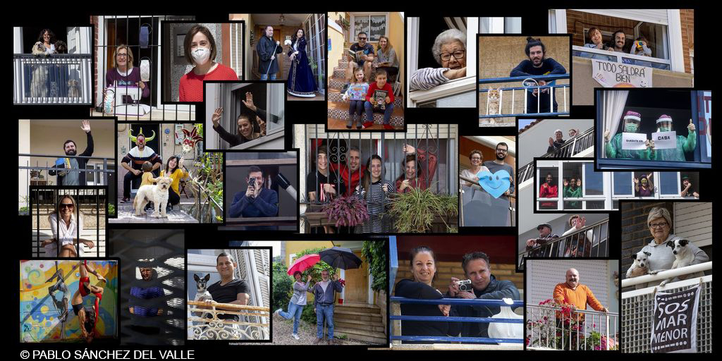 Proyecto “Sonrisas Confinadas”. Retratos de personas sonrientes en sus casas durante el confinamiento, fotografía de Pablo Sánchez del Valle