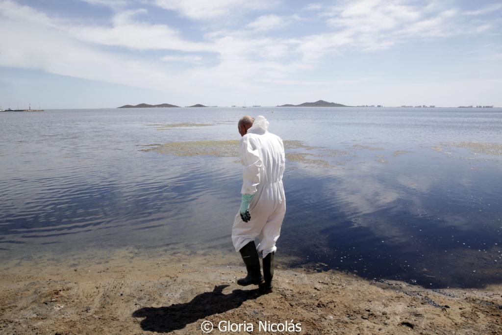 Estado del Mar Menor en el Día Mundial del Medio Ambiente, fotografía de Gloria Nicolás