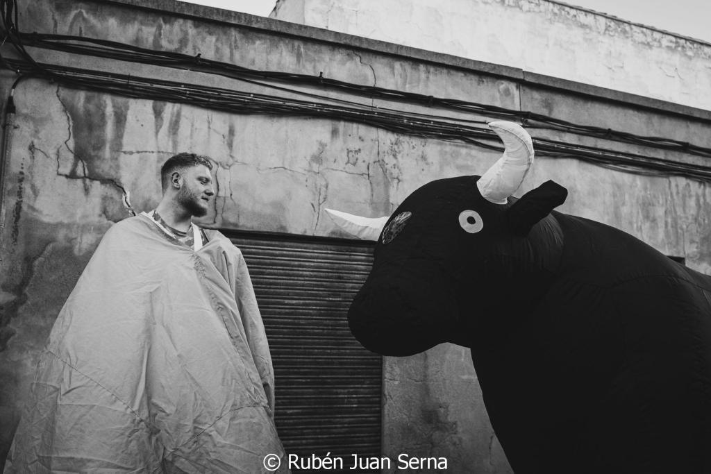 Encierros infantiles con toros hinchables, fotografía de Rubén Juan Serna