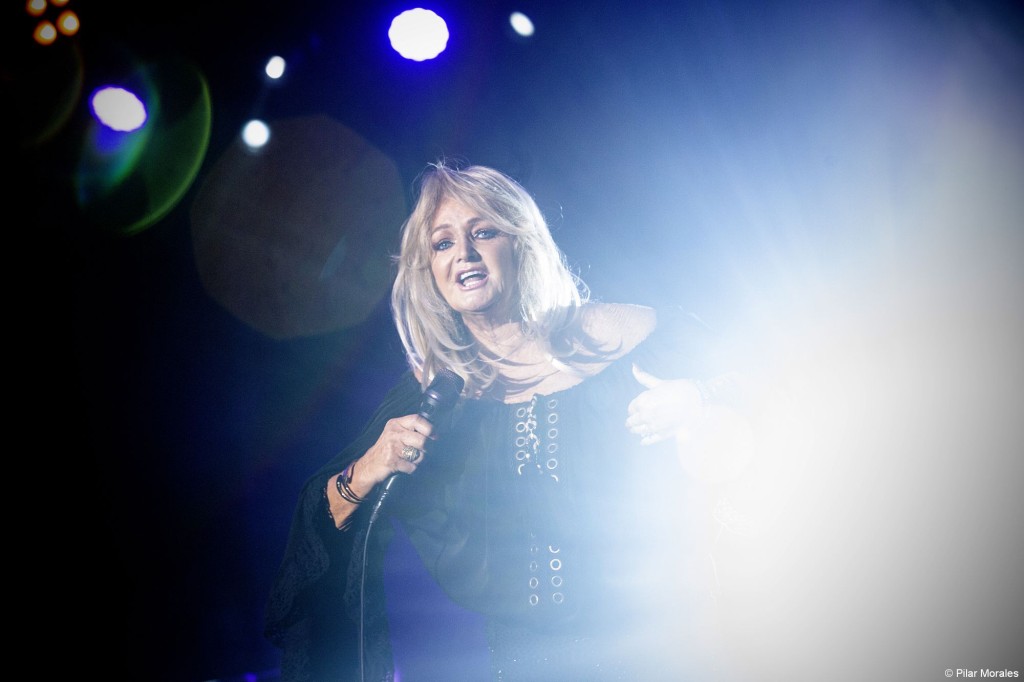 Bonnie Tyler, cantante galesa, fotografía de Pilar Morales