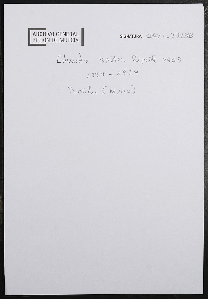 Expediente académico de Eduardo Spiteri Ripoll, Nº 8953