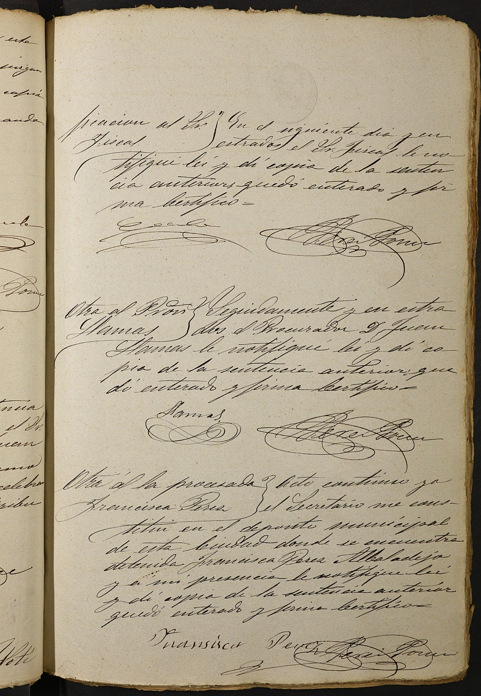 Libro de Sentencias de la Audiencia de lo Criminal de Cartagena. Año 1884.