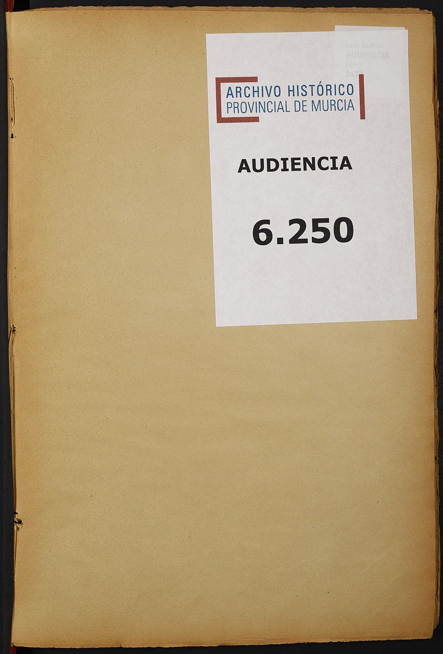 Libro de Sentencias penales ante el tribunal del jurado de la Sección 1ª de la Audiencia Provincial de Murcia. Año 1898.