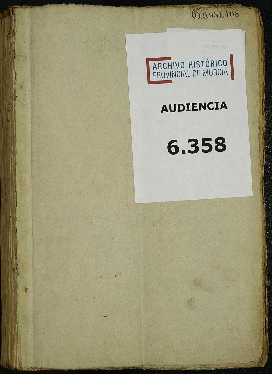 Libro de Sentencias penales de la Sección 2ª de la Audiencia Provincial de Murcia. Año 1925.