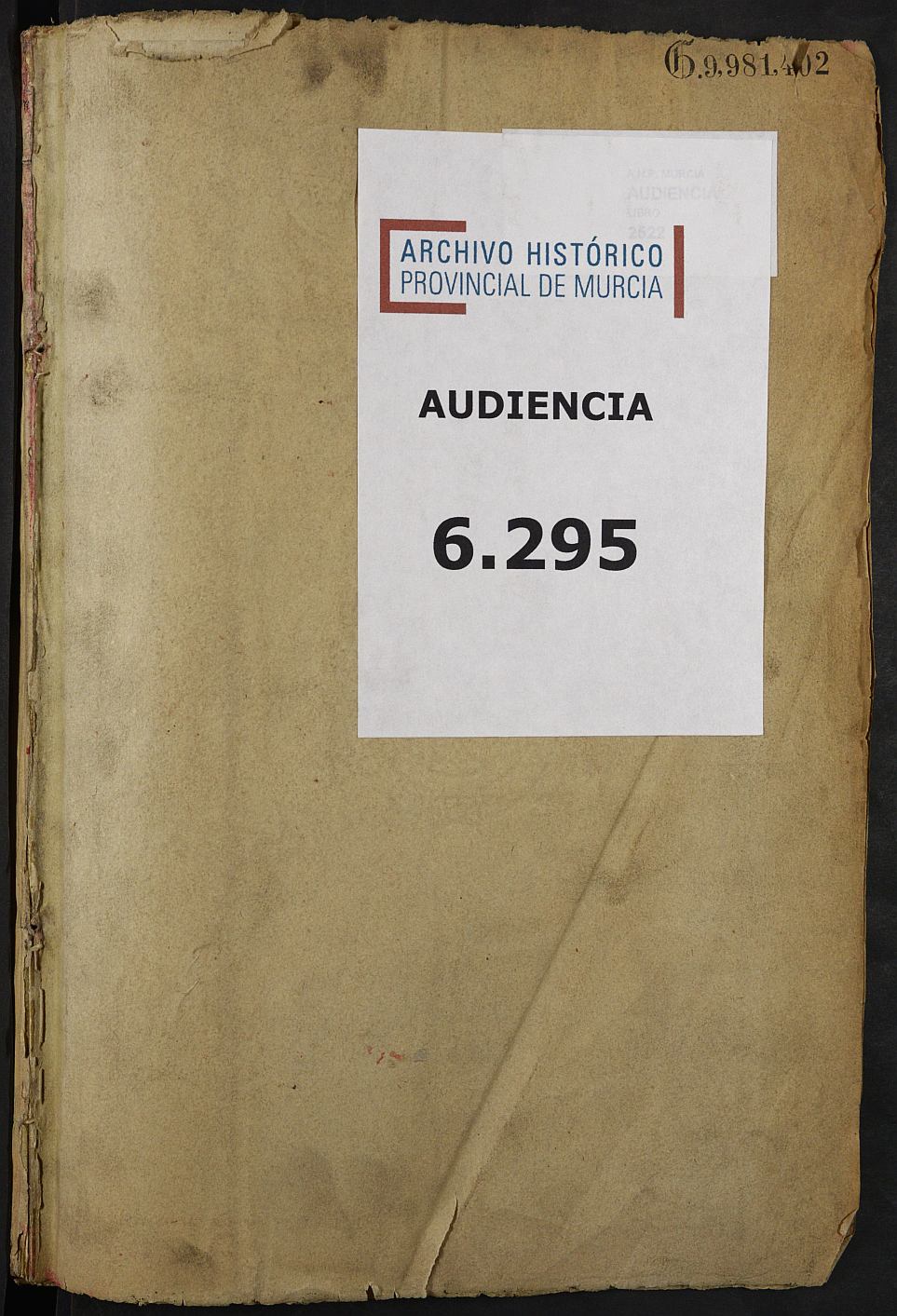 Libro de Sentencias penales de la Sección 1ª de la Audiencia Provincial de Murcia. Año 1925.