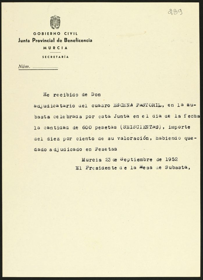 Expediente de investigación por enajenaciones de bienes pertenecientes a la fundación de Isabel López López en Villanueva del Río Segura. años 1924-1957.