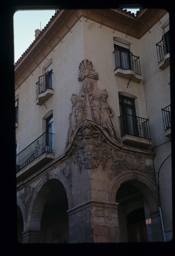 Detalle de la fachada de la Casa del Corregidor de Lorca
