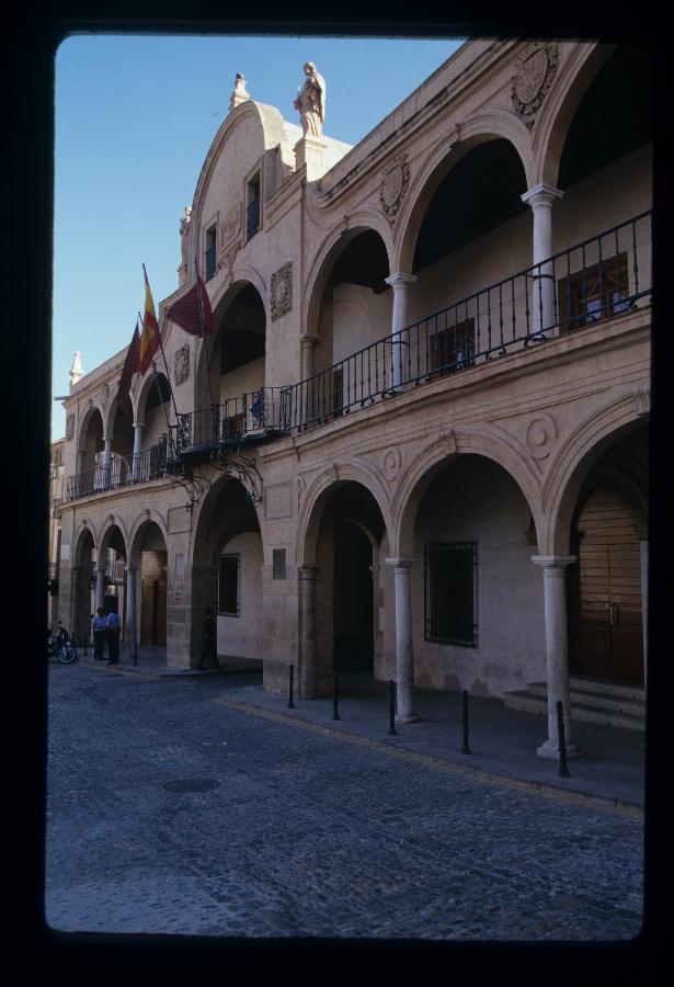 Fachada de la casa consistorial o Ayuntamiento de Lorca