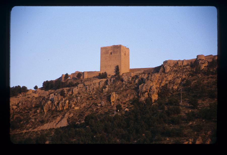 Vista de la torre Alfonsina del castillo de Lorca