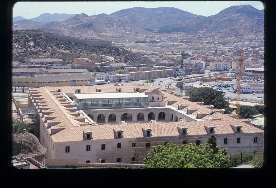 Panorámica en altura del Antiguo Hospital Militar de Marina de Cartagena
