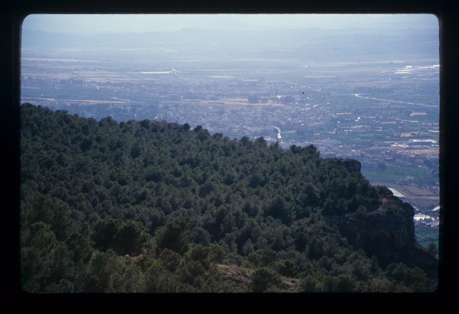 Reportaje fotográfico del valle de la huerta de Murcia desde un mirador en el Parque Regional de Carrascoy y El Valle