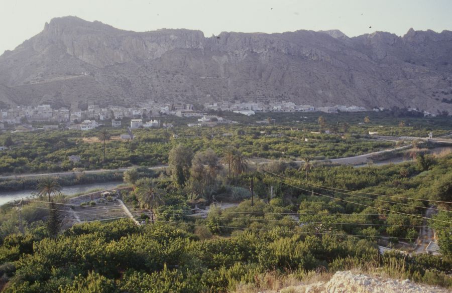 Vista de Ulea desde Villanueva del Río Segura