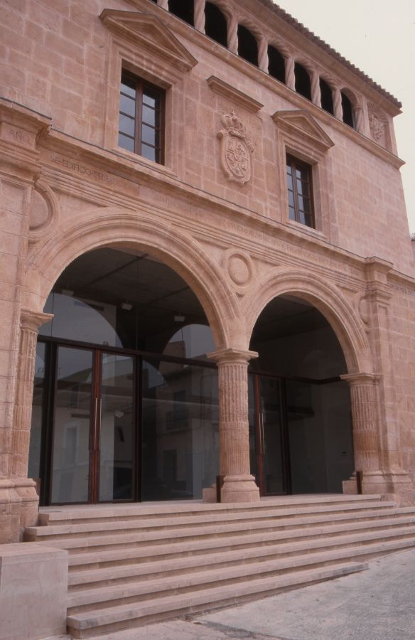 Fachada del Palacio del Antiguo Concejo de Jumilla, actual Museo Arqueológico Jerónimo Molina