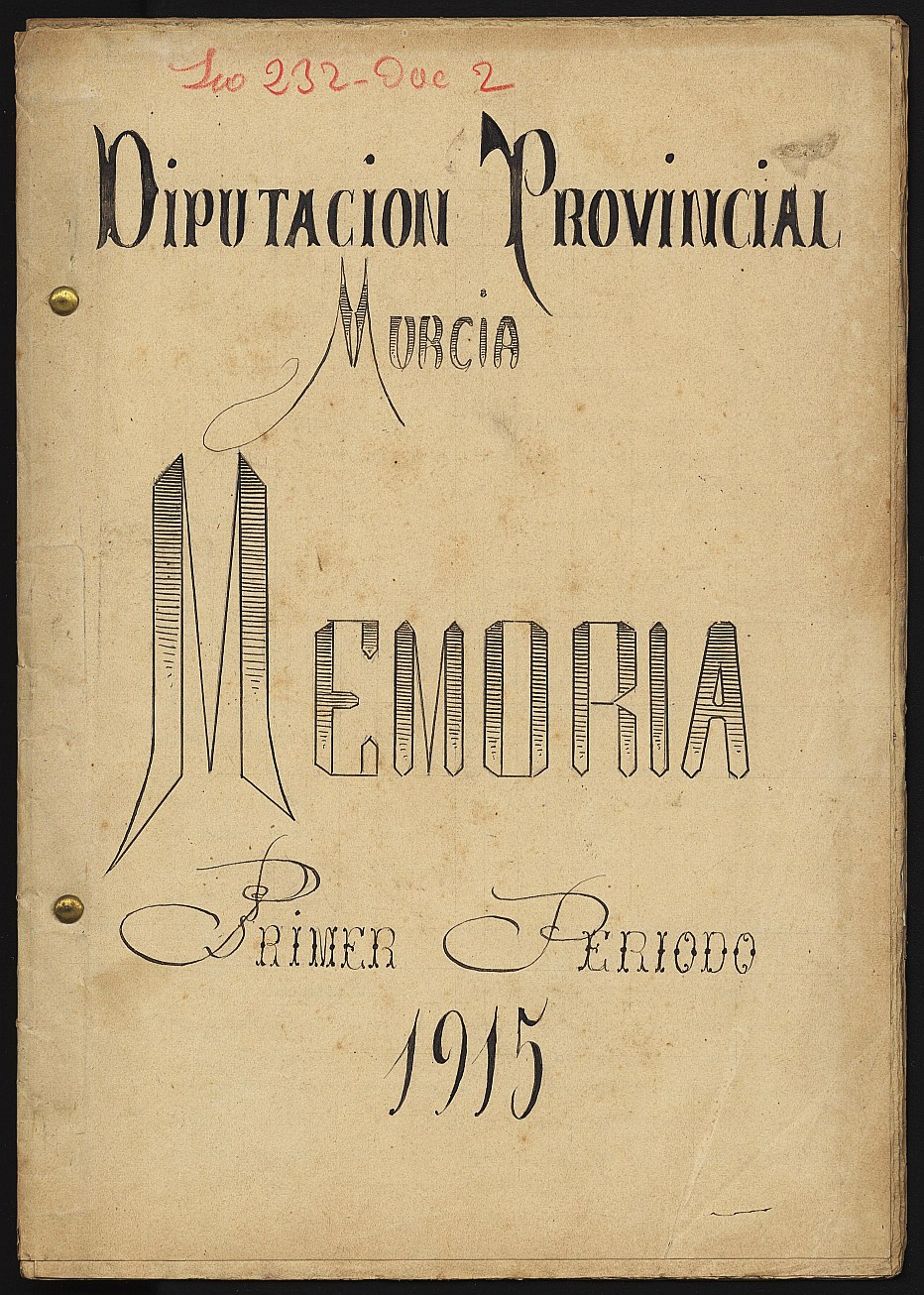 Memoria de la Comisión Provincial: primer periodo semestral de 1915.