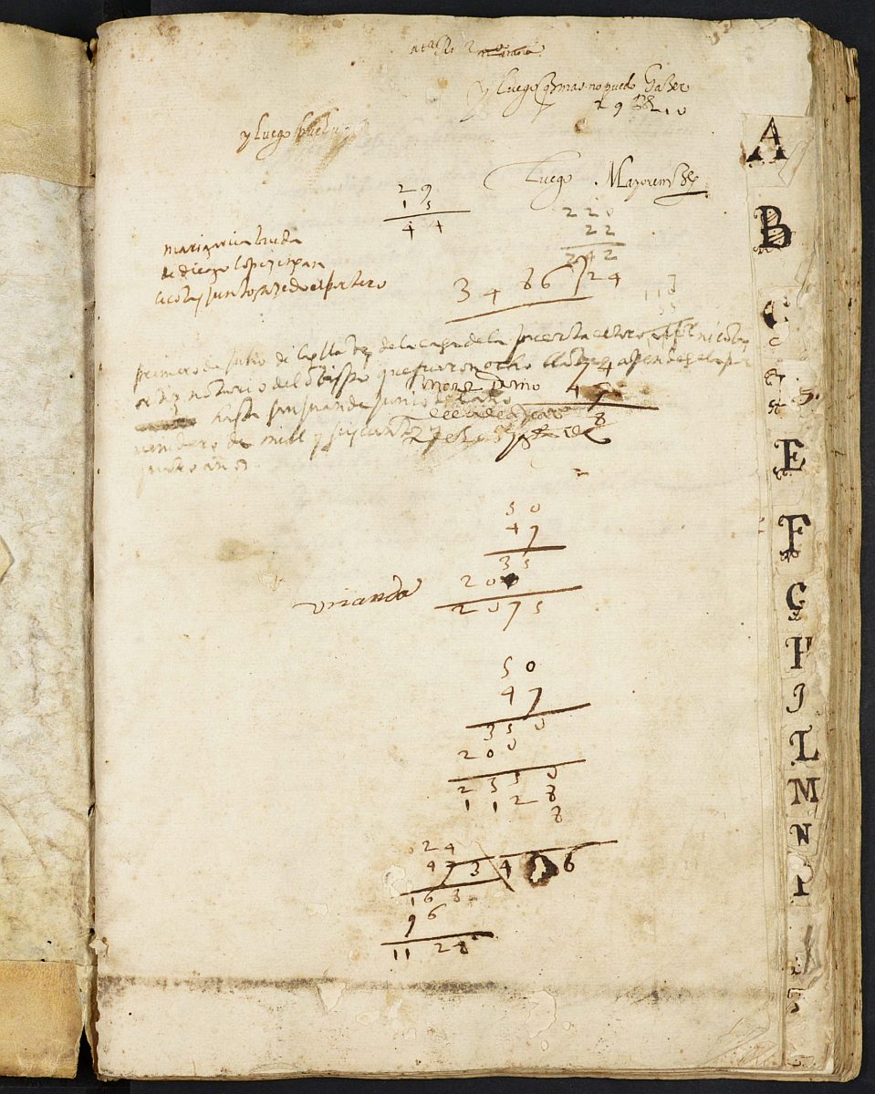 Registro de expósitos del Hospital. Años 1600-1604.