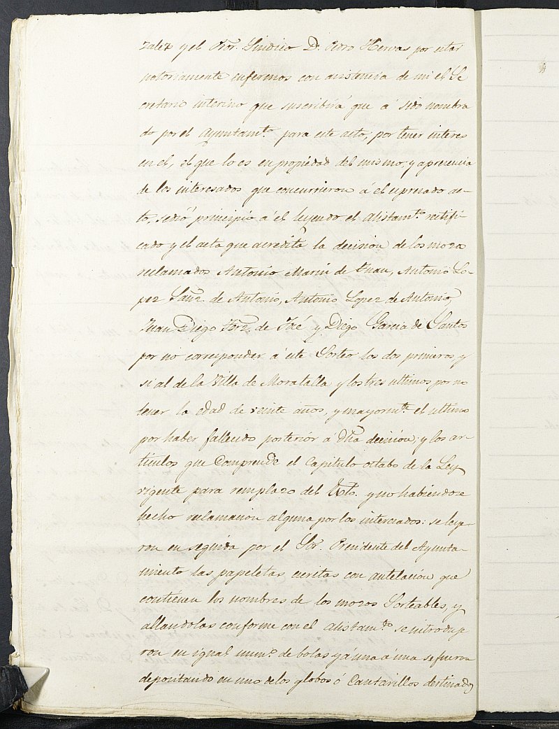 Expediente General de Reclutamiento y Reemplazo de Calasparra. Año 1856.