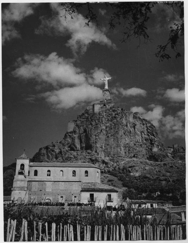 Fotografía del castillo de Monteagudo para el libro “Murcia: pueblos y paisajes”, de Antonio de Hoyos.