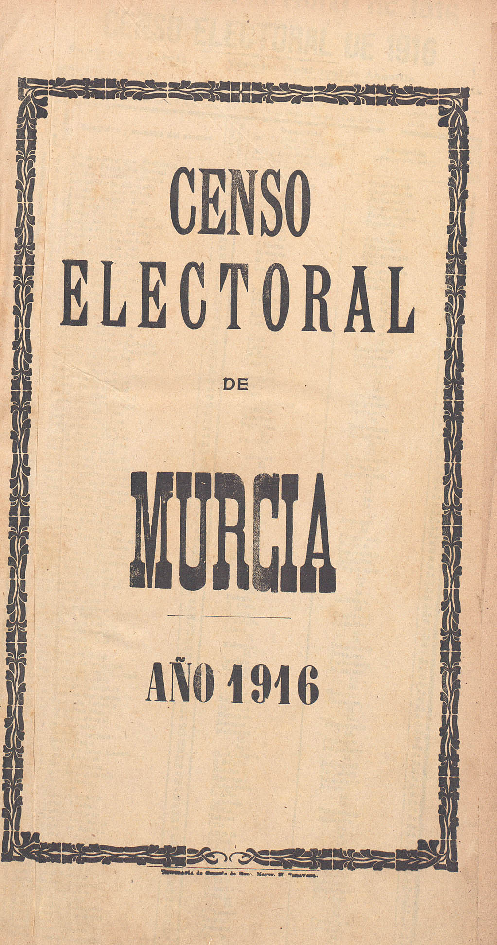 Censo electoral provincial de 1916