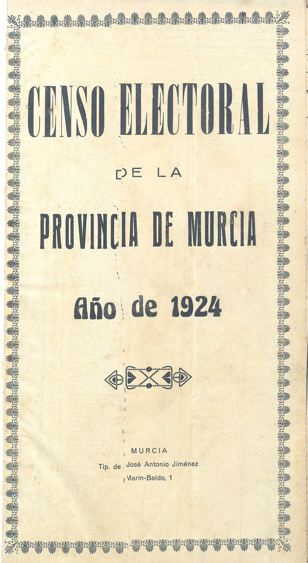 Censo electoral provincial de 1924