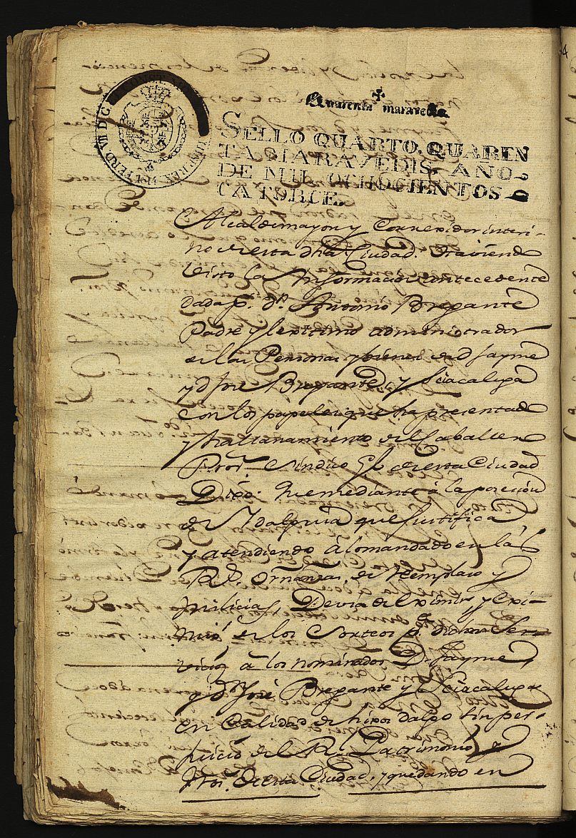 Papeles y árbol genealógico de la familia de los Bregante. Año 1814.