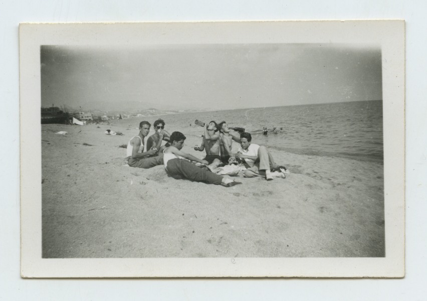 Retrato de grupo de un día de playa