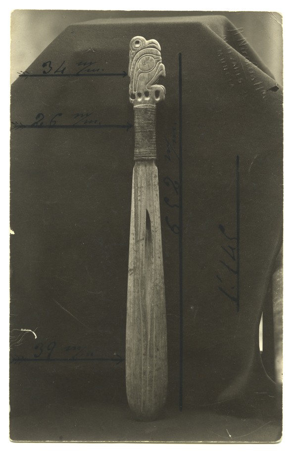 Objeto conservado Museo Arqueológico de Murcia, probablemente una daga