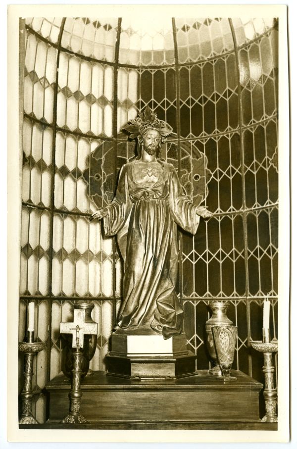 Corazón de Jesús de la Sala de Plenos del Ayuntamiento de Murcia, obra de Juan González Moreno
