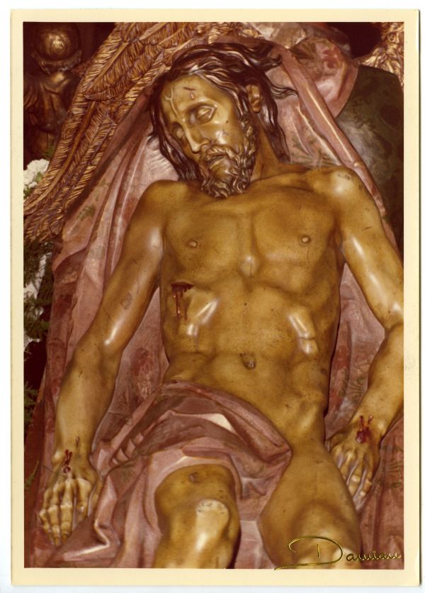 Cristo Yacente de José Capuz, del Santo Sepulcro de la Cofradía marraja de Cartagena