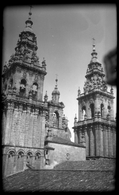 Fotografías tomadas durante una visita por el tejado de la Catedral de Santiago de Compostela