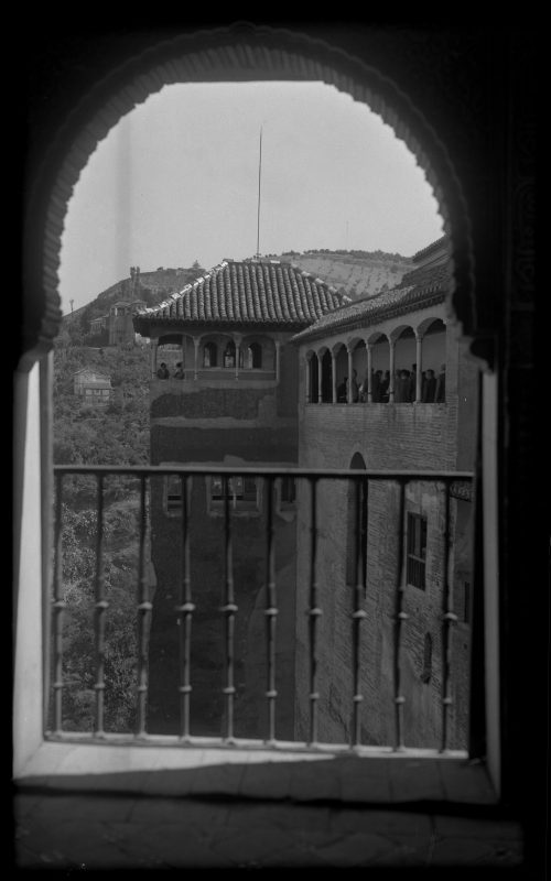 Vista del Peinador de la Reina desde la torre de Comares de la Alhambra