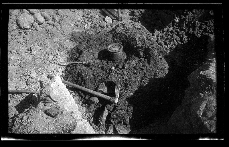 Excavación de la tumba nº 22 del yacimiento ibérico de El Cigarralejo