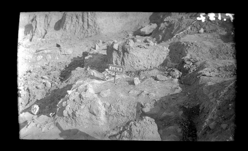 Excavación de la tumba nº 158 del yacimiento ibérico de El Cigarralejo